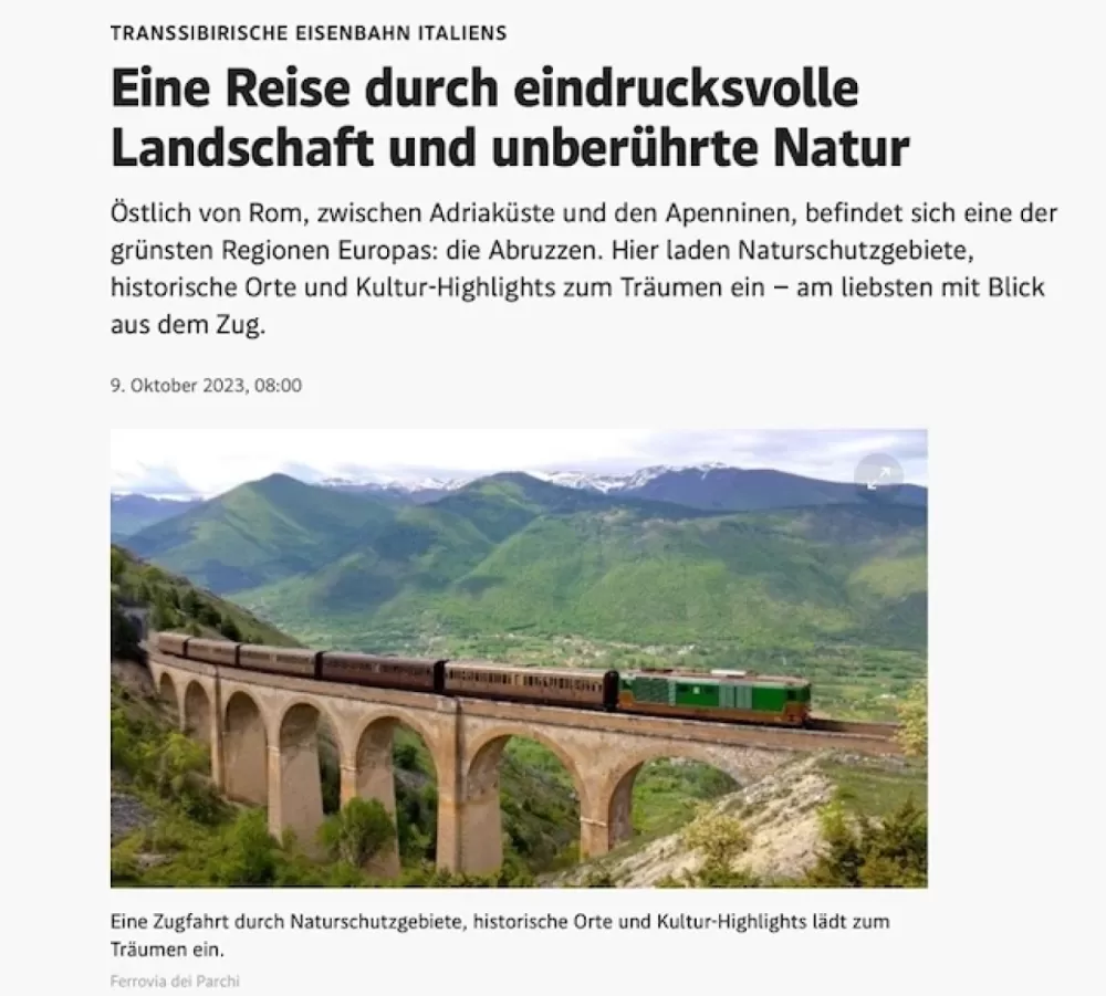 Un viaggio attraverso paesaggi suggestivi e natura incontaminata - Der Standard - Vienna